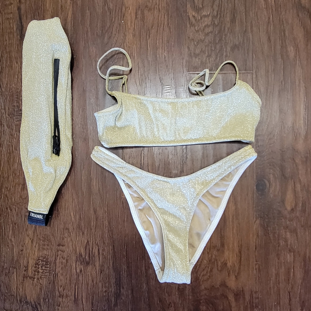 Triangl MICA tank bikini - Gold Small